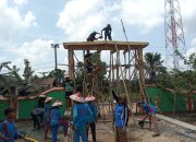 Demi Terwujudnya Punya Gapura Komite Sekolah Dasar Negeri 10 Tanjung Raya Laksanakan Gotong Royong Ngecor Gapura Bersama Dewan Guru Dan Wali Murid