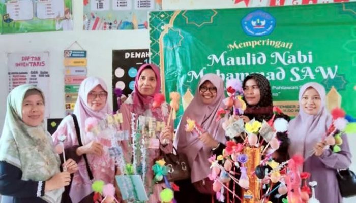 SMPN 1 tanjabtim gelar Acara Memperingati maulid Nabi Muhammad Saw