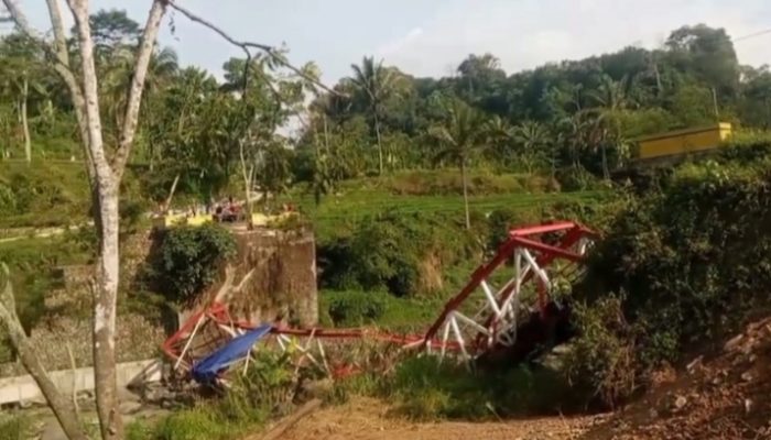 Proyek Jembatan Kalierang Ambruk, 5 Pekerja Luka-luka