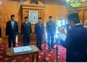 Pemprov jambi Rotasi pejabat Eselon II,4 kepala dinas baru di lantik