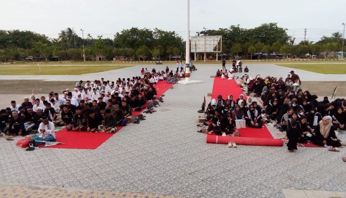 Sambut Kemerdekaan Palestina, Ribuan Massa  Lantunkan Shalawat Dan Do’a