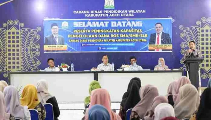 Capdin Aceh Utara Gelar Pelatihan Pengelolaan Dana BOS bagi Kepala Sekolah dan Bendahara