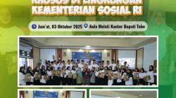 Pelantikan Pegawai Pemerintah dengan Perjanjian Kerja (PPPK) Kementerian Sosial RI di Kabupaten Tebo