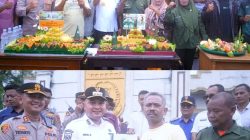 Bupati Tebo Terima Aksi Unjuk Rasa Serikat Petani Indonesia (SPI) dan Gelar Potong Tumpeng Hari Tani Nasional ke-65