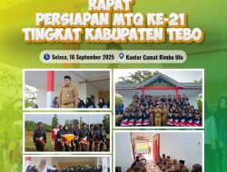 Rapat Persiapan MTQ ke-21 Tingkat Kabupaten Tebo