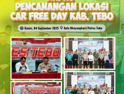 Wabup Tebo Hadiri Rapat Perencanaan Rute Car Free Day Kabupaten Tebo