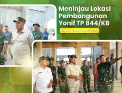 Bupati Tebo dan Pangdam XX/Tuanku Imam Bonjol Tinjau Lokasi Pembangunan Yonif TP 844/KB