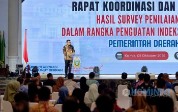 Bupati Karo Hadiri Rapat Koordinasi dan Evaluasi Capaian IIN Tahun Sebelumnya serta Penguatan IIN/SPI Tahun 2025 di Wilayah Sumatera Utara