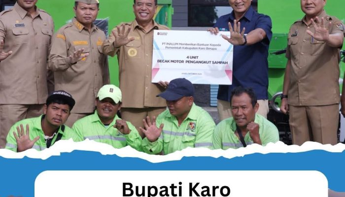 Bupati Karo Terima Dukungan CSR PT. Inalum