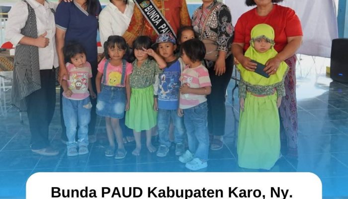 Bunda PAUD Kabupaten Karo, Ny. Roswitha Antonius Ginting, Ajak Orang Tua Jadi Teladan Bagi Anak