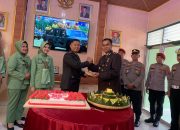 Wakapolres Tulang Bawang Beri Kejutan ke Kodim 0426 Tuba dalam Rangka HUT TNI ke-80