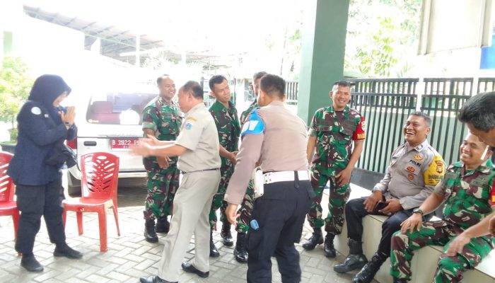 Koramil 01/Jatinegara Terima Kunjungan Kapolsek dan Plt Camat Jatinegara dalam Rangka HUT TNI ke-80.