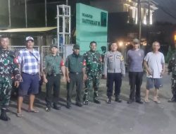 Jaga Cakung Tetap Aman : Kodim 0505/JT Bersama Komduk Gencarkan Patroli/Siskamling.