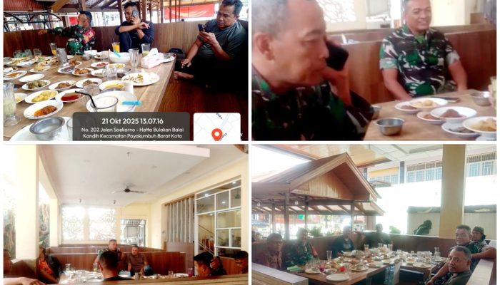 Koramil 08/AKB Kodim 0306/50 Kota Gelar Syukuran Kenaikan Pangkat