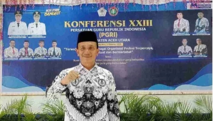 Jamaludin Sos. M.Pd Pimpin PGRI Aceh Utara