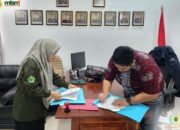 Penandatangan perjanjian kerjasama dengan cabang kejaksaan Negeri tanjung jabung timur