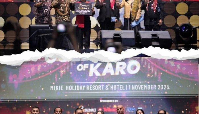 Bupati Karo Antonius Ginting Golden Voice of Karo Jadi Panggung Pelestarian Budaya dan Bakat Muda