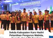 Sekda Kabupaten Karo Hadiri Pelantikan Pengurus Mabida, Kwarda Dan Lpk Sumut