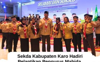 sekda kabupaten karo hadiri pelantikan pengurus mabida, kwarda dan lpk sumut 8 Fb Img 1763866712181