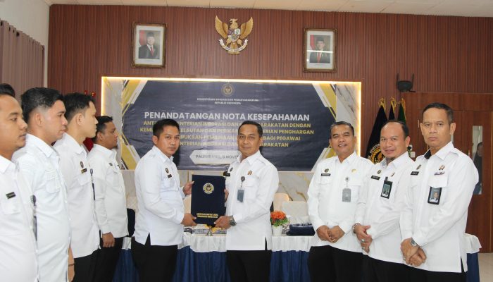 Empat Pegawai Lapas Tanjung Raja Raih Penghargaan Anugraha Wira Wibawa Dharmesti Atas Keberhasilan Gagalkan Penyelundupan Sabu