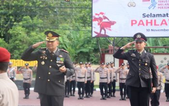 pimpin upacara hari pahlawan, kapolres aceh timur ingatkan semangat perjuangan para pahlawan* 12 Img 20251110 Wa0046