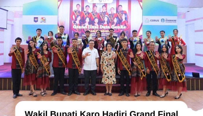 Wakil Bupati Karo Hadiri Grand Final Duta Genre 2025, Pemkab Karo Dorong Remaja Jadi Agen Perubahan