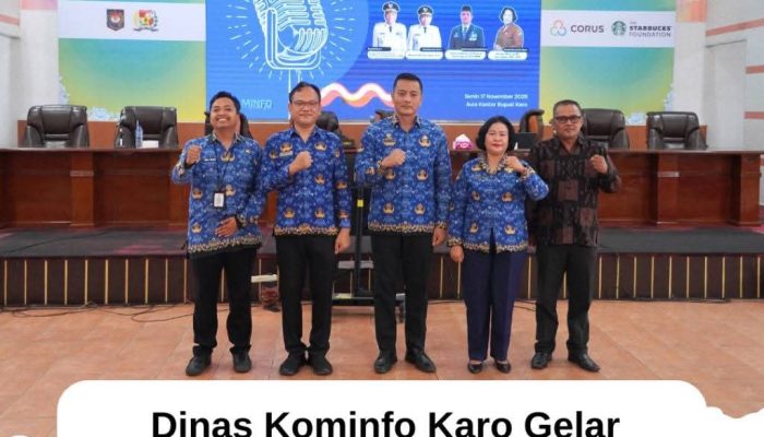 Dinas Kominfo Karo Gelar Pelatihan Jurnalistik untuk Perkuat Kemitraan dengan Media