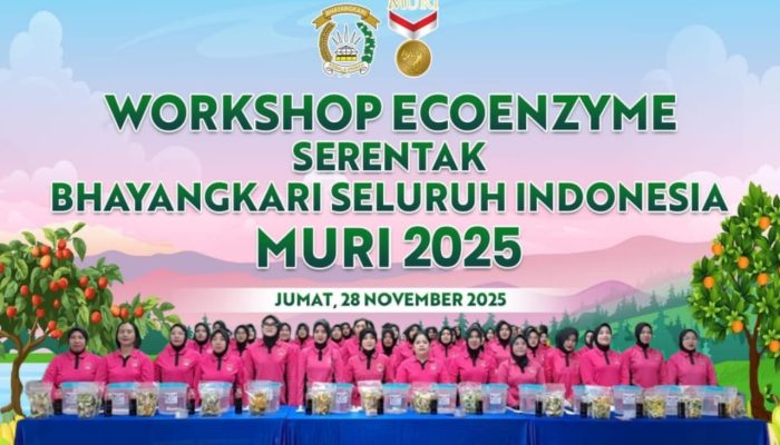 Bhayangkari Gelar Workshop Eco Enzim Nasional, Cabang Tulang Bawang Turut Berpartisipasi untuk Rekor MURI 2025