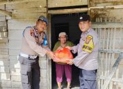 Polsek Gedung Aji Gelar Jumat Berkah, Bagikan Sembako Untuk Anak Yatim Dan Fakir Miskin