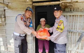 polsek gedung aji gelar jumat berkah, bagikan sembako untuk anak yatim dan fakir miskin 5 Img 20251129 Wa0028
