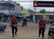 Personil Polsek Mariana Gelar Patroli Kaki, Jaga Keamanan Pasar Milik Kelurahan