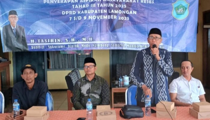 H. Tasirin SH MH DPRD Lamongan Yang Luar Biasa Dibanggakan Drs Masirin Kades Wates Winangun