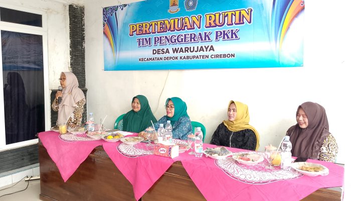 Pertemuan Rutin TP PKK Desa Warujaya Bahas Penguatan Program Kerja Pokja 1