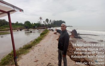 abrasi pante pelangi semakin meluas,masyarakat harapkan turun tangan pemerintah . 9 Timephoto 20251124 142308