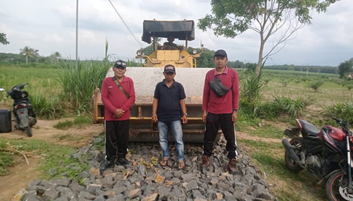 Pemerintah Tiyuh Kibang Budi Jaya Prioritas Pembangunan Jalan Onderlagh