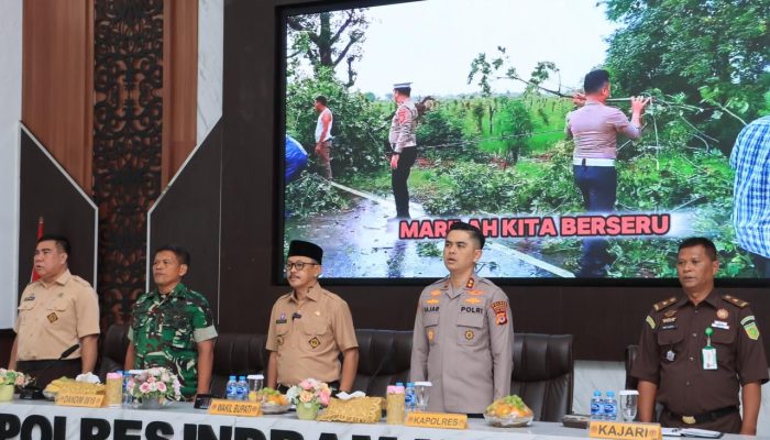 Polres Indramayu Gelar Rakor Lintas Sektoral Pengamanan Natal 2025 Dan Tahun Baru 2026