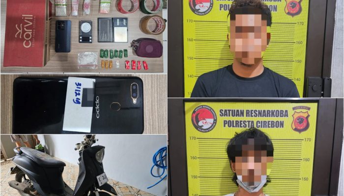 Polresta Cirebon Amankan 2 Pengedar Narkotika Jenis Sabu