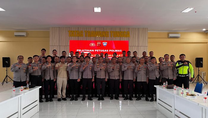 Perkuat Peran Petugas Polmas, Polres Purwakarta Tingkatkan Kapasitas Melalui Pelatihan