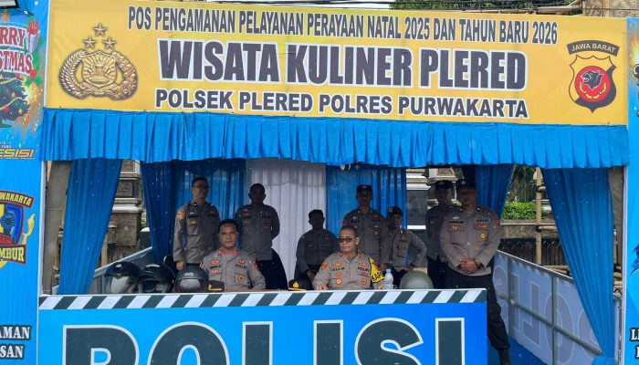 Pengamanan Nataru, Polsek Plered Maksimalkan Pelayanan Pospam