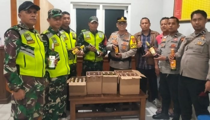 Ciptakan Nataru Aman Dan Kondusif, Polsek Plered Gelar. Rajia Miras.