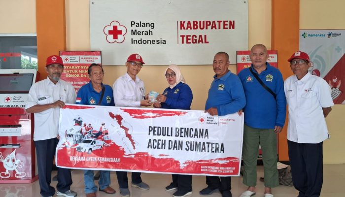 Forjab Salurkan Bantuan Bencana Sumatera Melalui Pmi Kabupaten Tegal