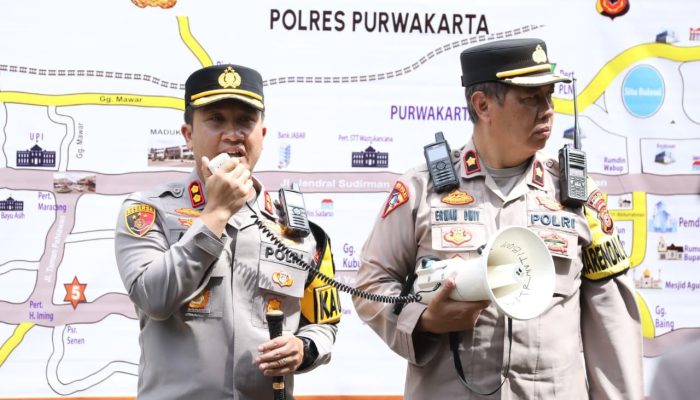 Pelayanan Humanis Dalam Pengamanan Aksi Buruh, Kapolres Purwakarta Ingatkan Hal Ini