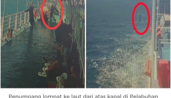 Pemuda Yang Loncat Dari Kapal Di Perairan Bakauheni Lampung Ternyata Warga Jambi