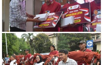 pemkab cirebon serahkan becak listrik kepada 100 pebecak lansia 11 Img 20251209 082126 Collage