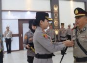 kapolres lampung timur pimpin upacara pelantikan dan pengambilan sumpah jabatan kapolsek marga tiga 12 Img 20251215 190247