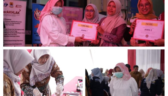 DPPKBP3A Kabupaten Cirebon Latih Industri Rumahan Lewat Kreasi Donat Batik