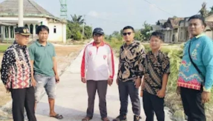 Pemerintah Desa Telogorejo Kecamatan Rawajitu Utara Terus Berupaya Untuk Membangun Pasilitas Jalan Desa