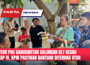 Kantor Pos Gabuswetan Salurkan Blt Kesra Tahap Iv, Kpm Pastikan Bantuan Diterima Utuh