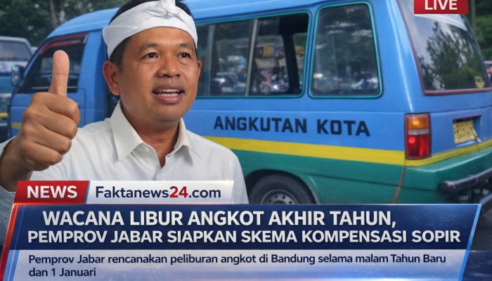 Wacana Libur Angkot Akhir Tahun, Pemprov Jabar Siapkan Skema Kompensasi Sopir