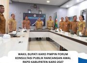 Forum Konsultasi Publik RKPD 2027, Perkuat Arah Pembangunan Kabupaten Karo